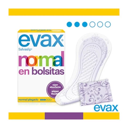 Evax Salvaslip Normal En Bolsitas Super Absorbente 40 Uds