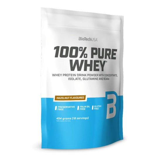 Biotech Usa 100% Pure Whey Avellana 454 g