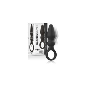 Black&Silver Ozzy Potente Plug Anal Silicona 1ud