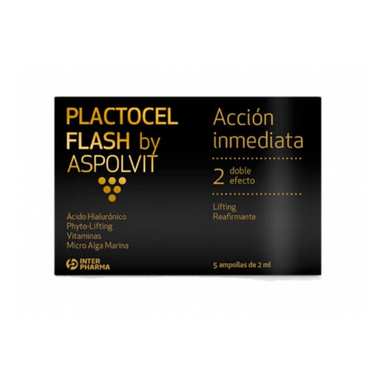 Aspolvit Plactocel Flash 5 Ampollasx2 ml