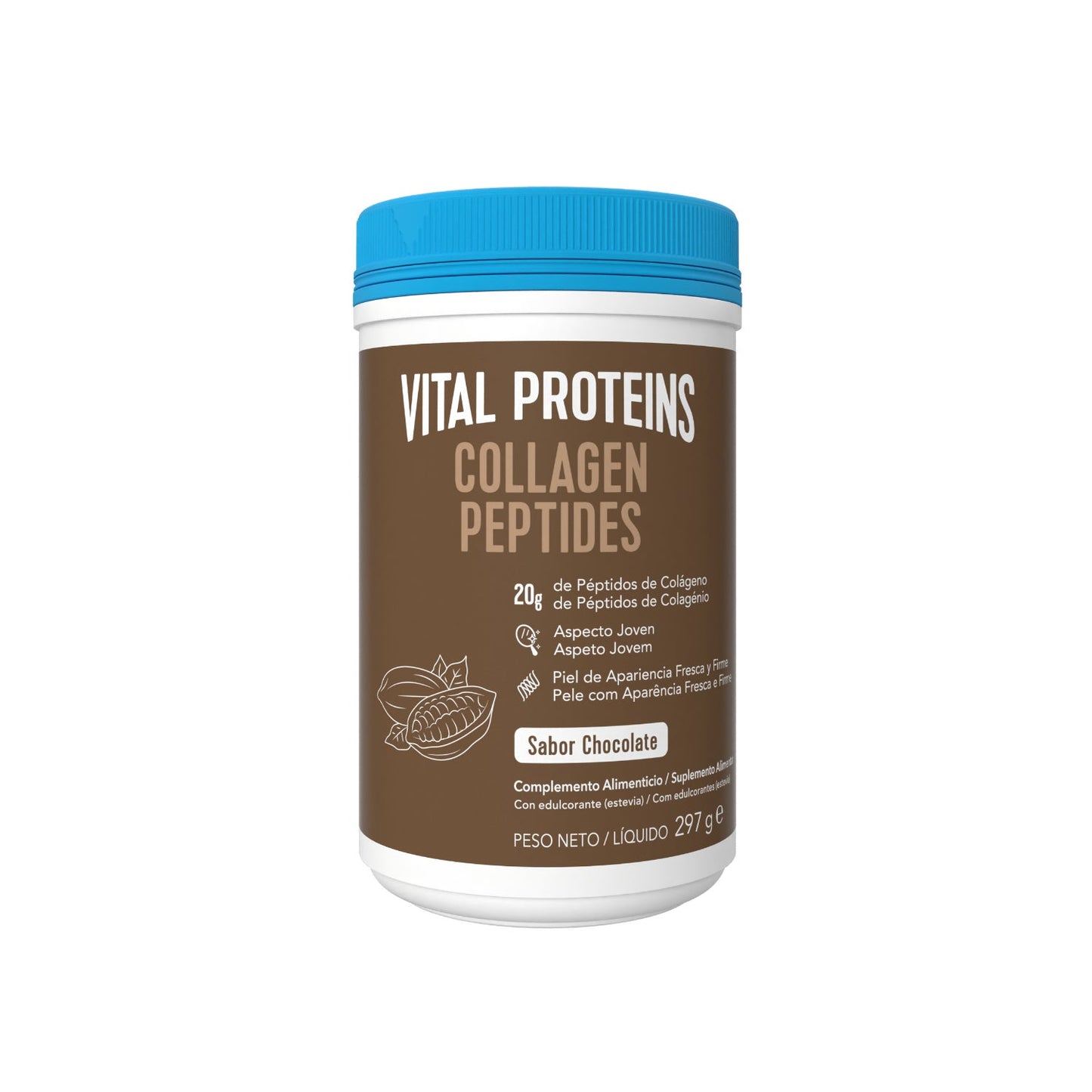 Vital Proteins Collagen Peptides Péptidos de Colágeno Chocolate 297g