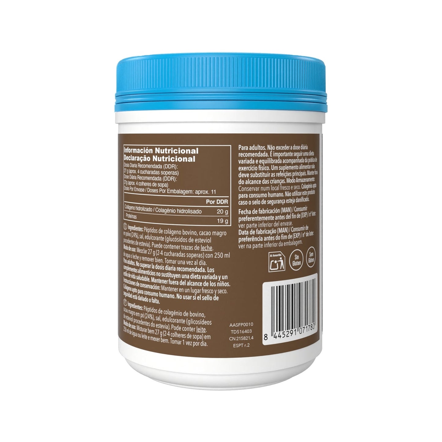Vital Proteins Collagen Peptides Péptidos de Colágeno Chocolate 297g