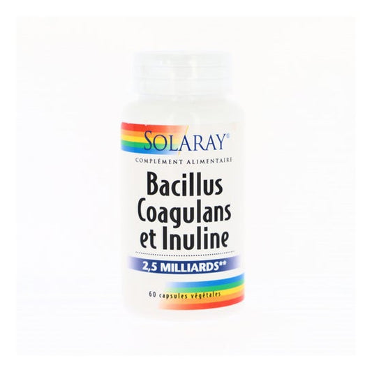 Solaray Bacillus Coagulans e Inulina 60caps