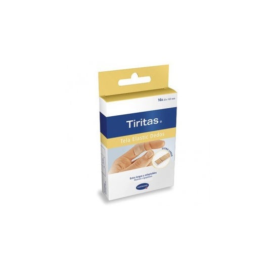 Tiritas Tela Elastic Large 16 U