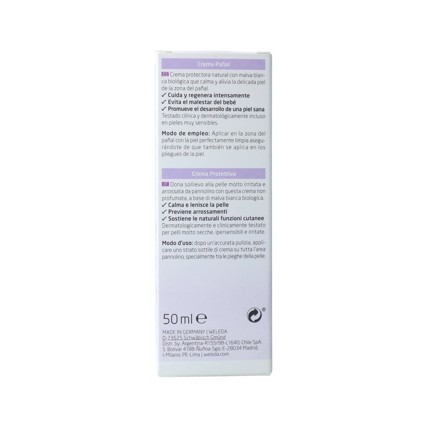 Weleda Baby Derma Crema Pañal de Malva Blanca 50ml