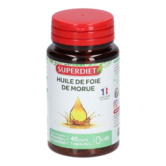 Superdiet Aceite de Hígado de Bacalao 45 caps