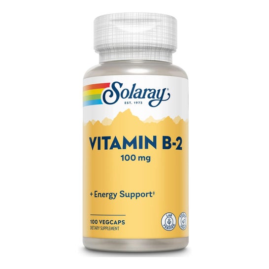 Solaray Vitamin B-2 100mg 100caps