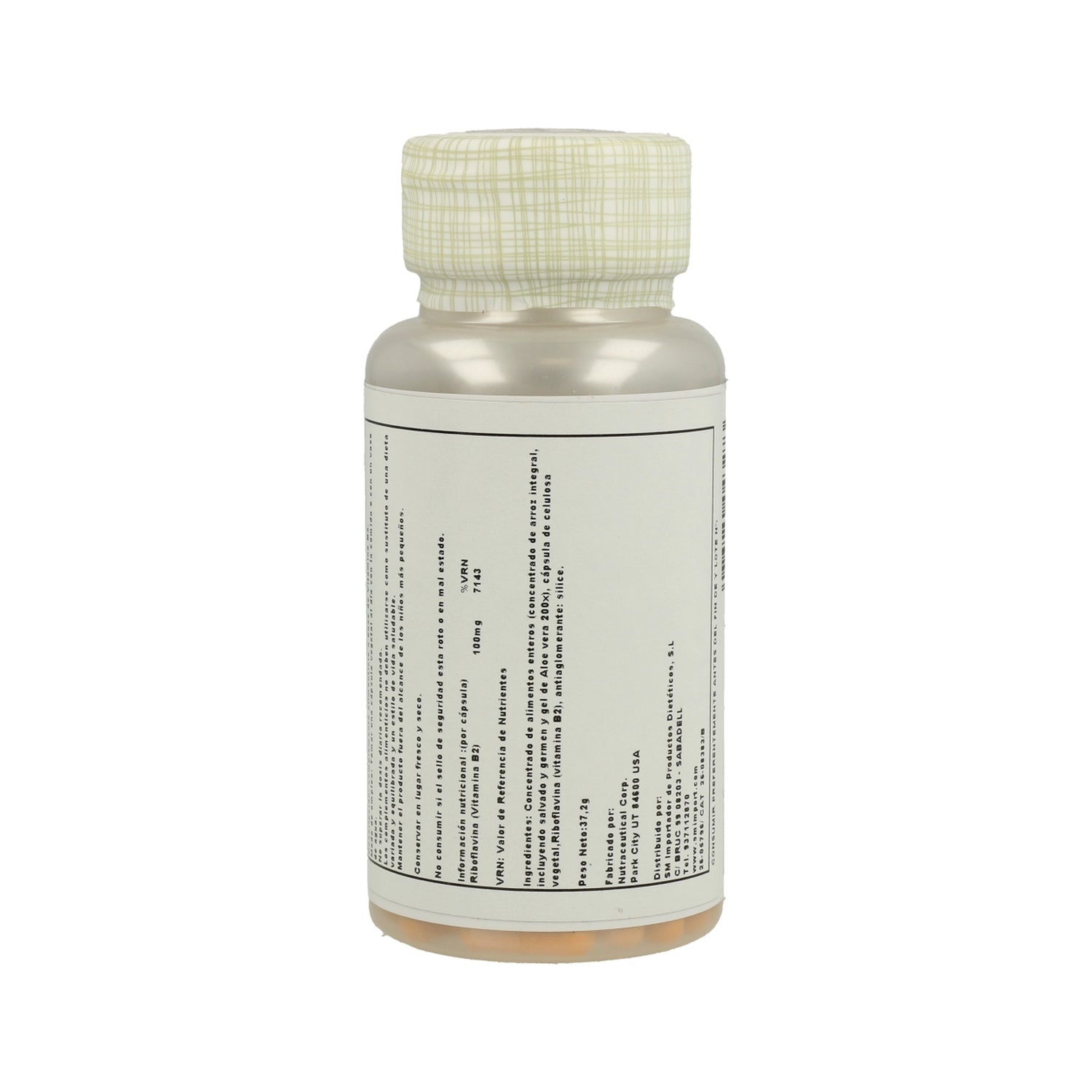 Solaray Vitamin B-2 100mg 100caps