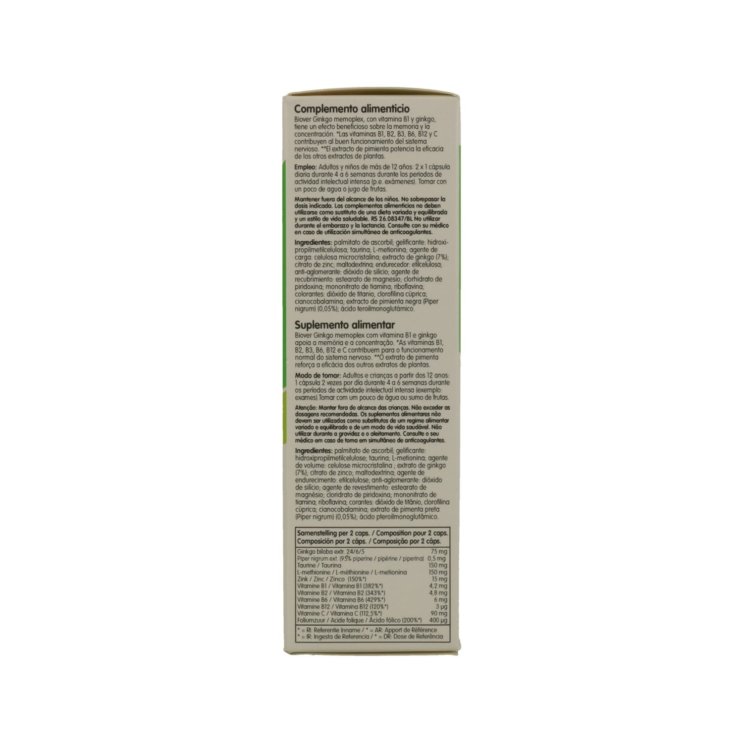 Biover Ginkgo Memoplex 45caps