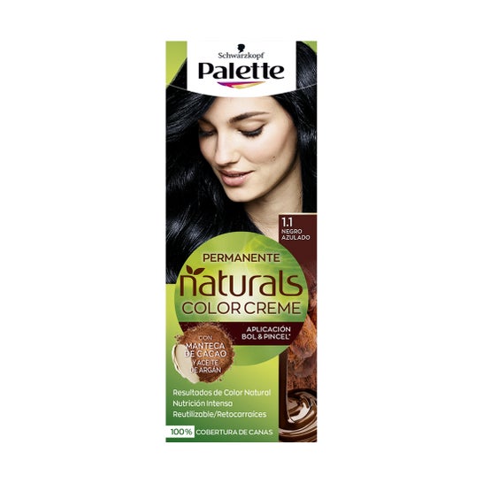 Schwarzkopf Kit Tinte Palette Naturals 1.1 Negro Azulado