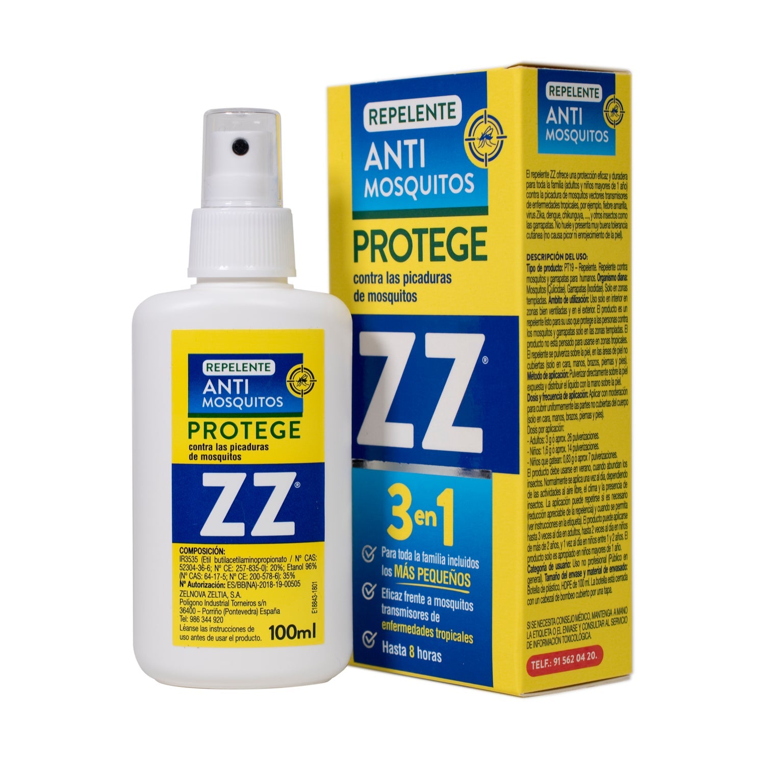 Zz Repelente Antimosquitos 100ml