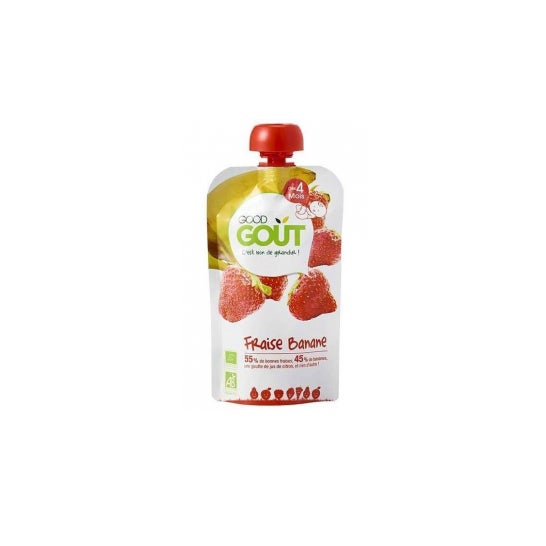Good Got Pure Fruit en 6 meses Strawberry & Banana 120 g