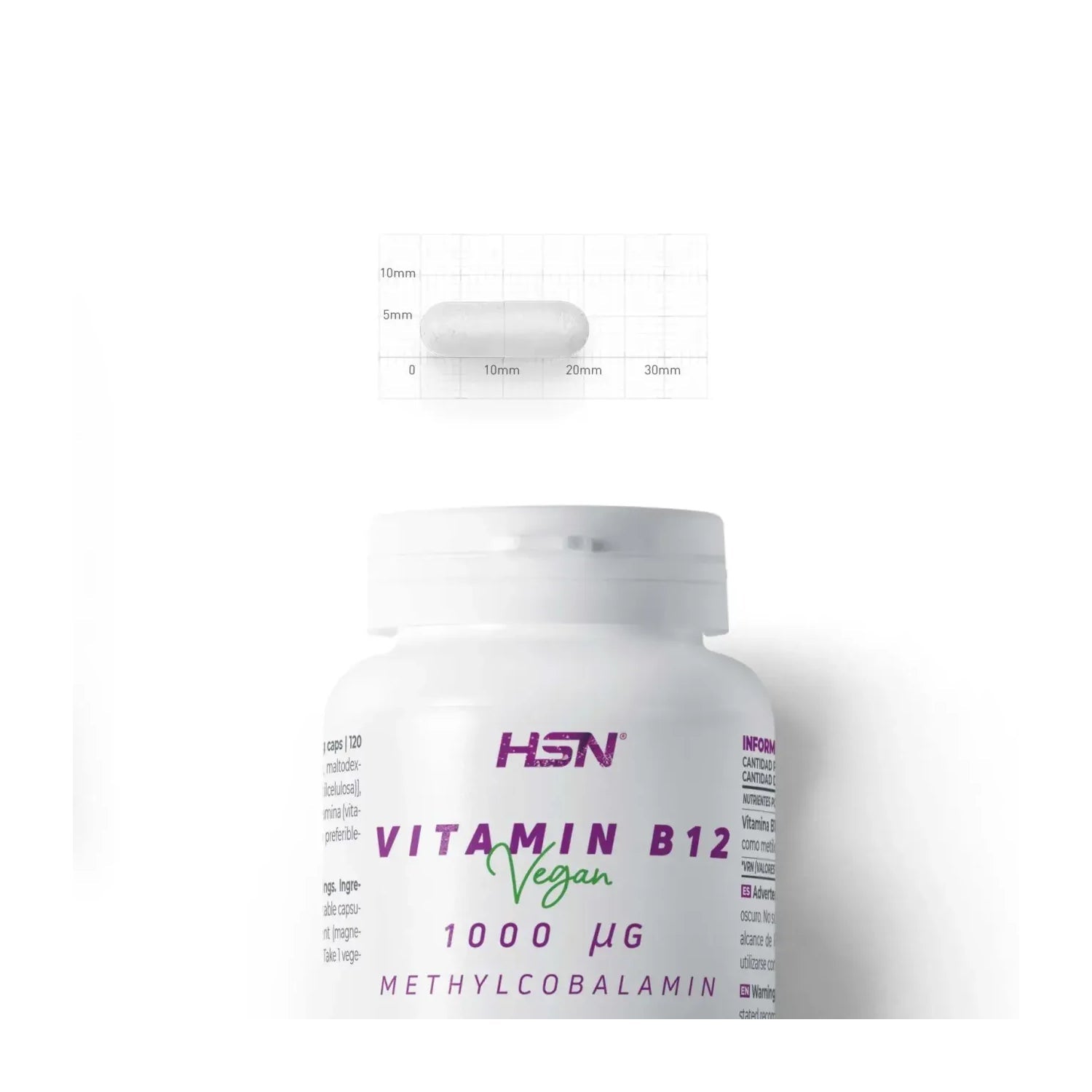 HSN Vitamina B12 Metilcobalamina 1000mcg 120vcaps