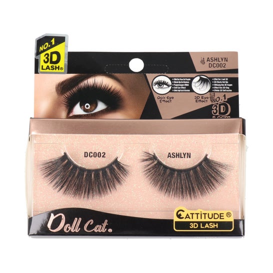 Ebin New York Doll Cat Cattitude 3 D Lash Ashlyn 1 par