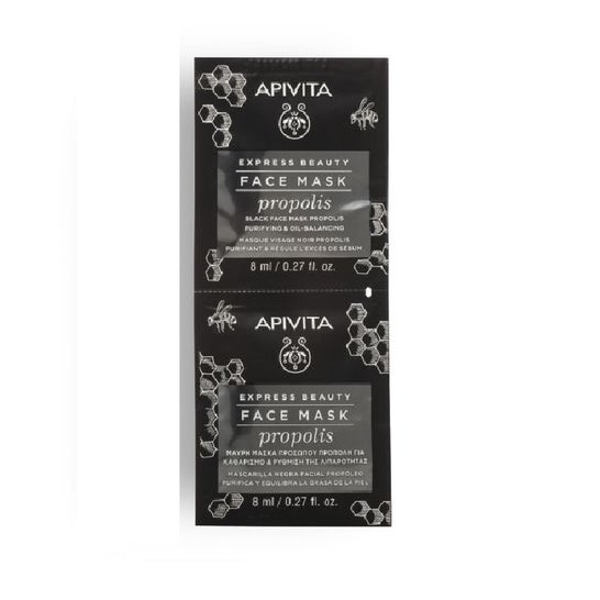 Apivita Express Mascarilla Facial Propóleos 2x8ml