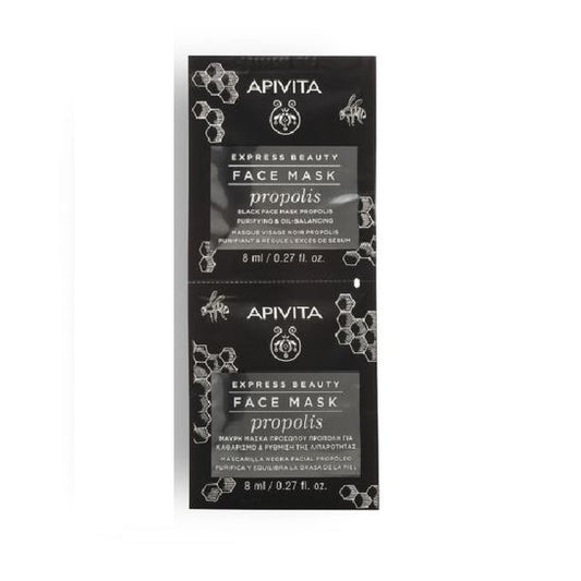 Apivita Express Mascarilla Facial Propóleos 2x8ml