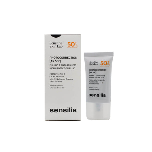 Sensilis Photocorrection [AR 50+] Fluido Reafirmante y Anti-Rojeces SPF50+ 40ml
