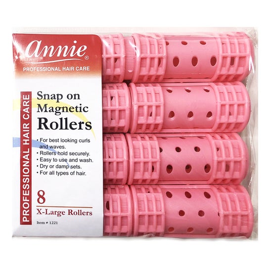 Annie Rolos Mag Rosa grandes 1221 8 uds