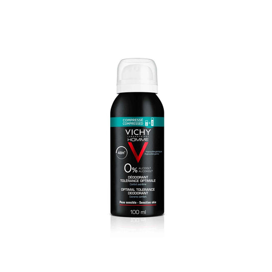Vichy Homme Desodorante Tolerancia Óptima 48h Spray Comprimido 100ml
