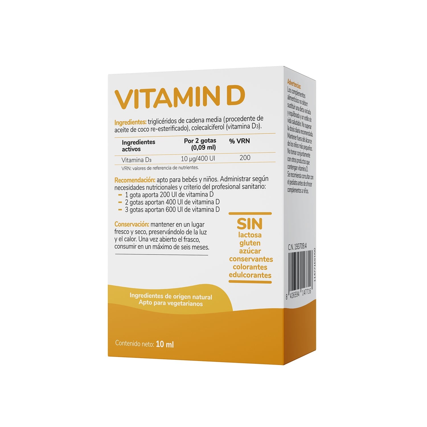 Ordesa Kids Vitamin D Gotas 10ml