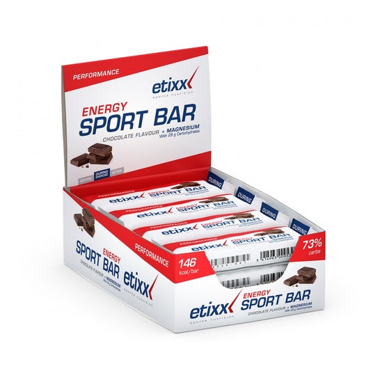 Etixx Energy Sport Bar Sabor Chocolate 12 uds