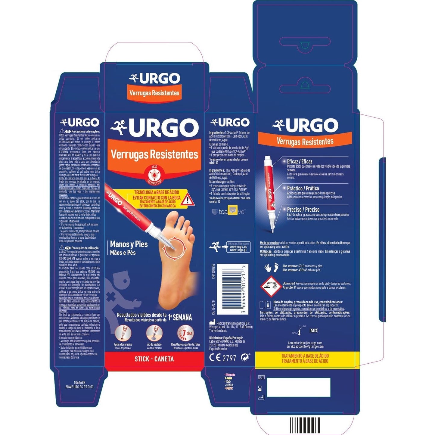 Urgo Verrugas Resistentes Stick 2ml