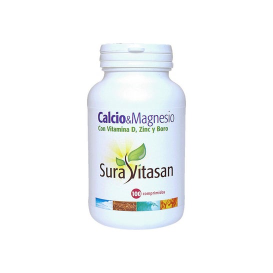 Sura Vitasan Calcio & Magnesio + D + K + Zinc + Boro 100Cáps