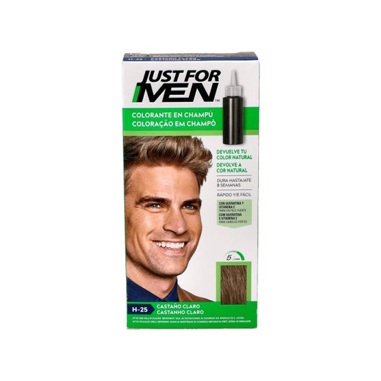 Just For Men champú colorante castaño claro 30ml