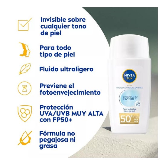 Nivea Sun Fluido Invisible Diario Spf50 40ml