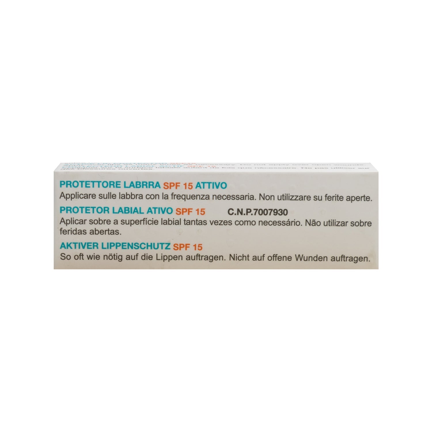Hidrotelial protector labial activo SPF15 4g