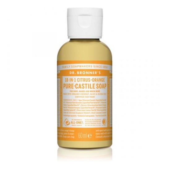 Dr. Bronner'S Jabón Naranja Cítrica 60 ml
