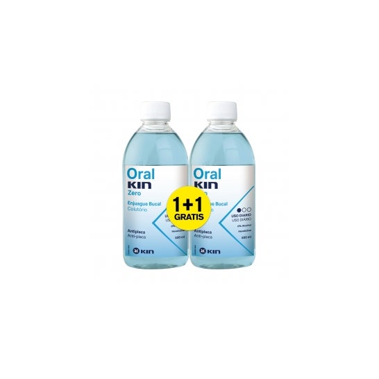 Oralkin Zero Enjuague 2x500ml