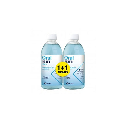 Oralkin Zero Enjuague 2x500ml