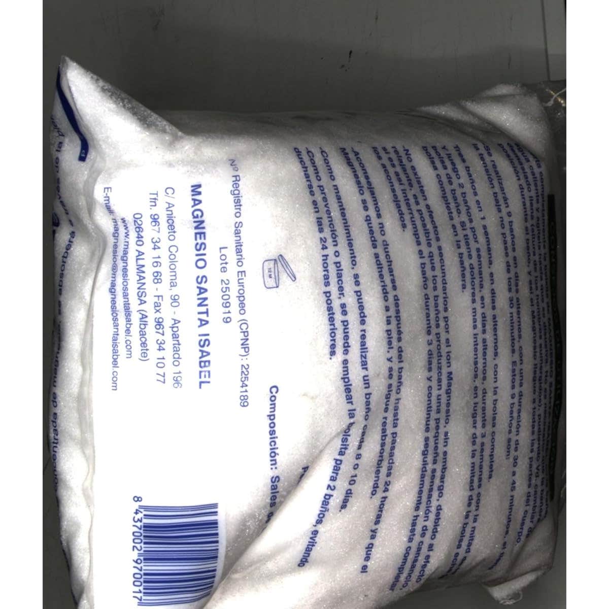 Santa Isabel Sales de Magnesio 4,5kg