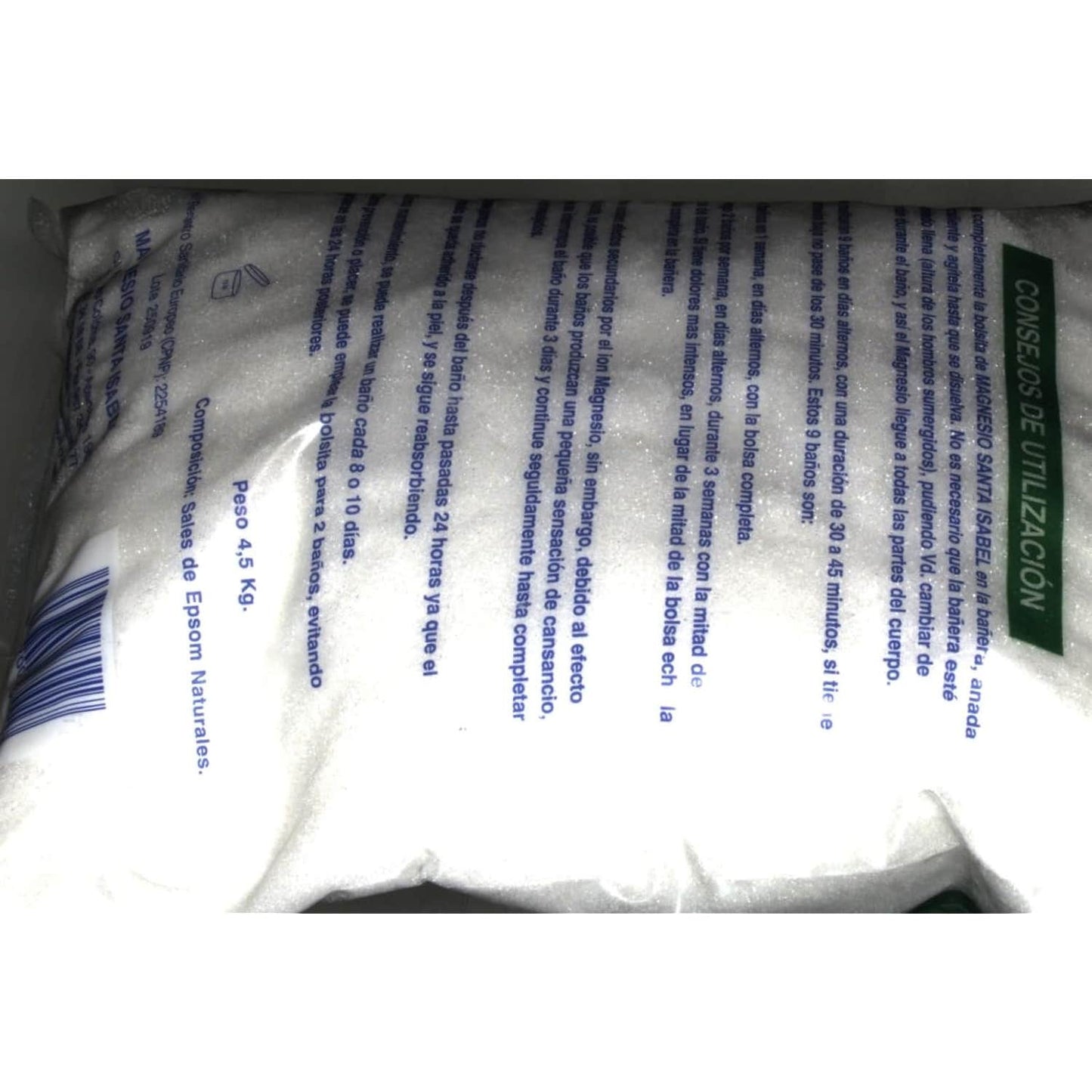 Santa Isabel Sales de Magnesio 4,5kg