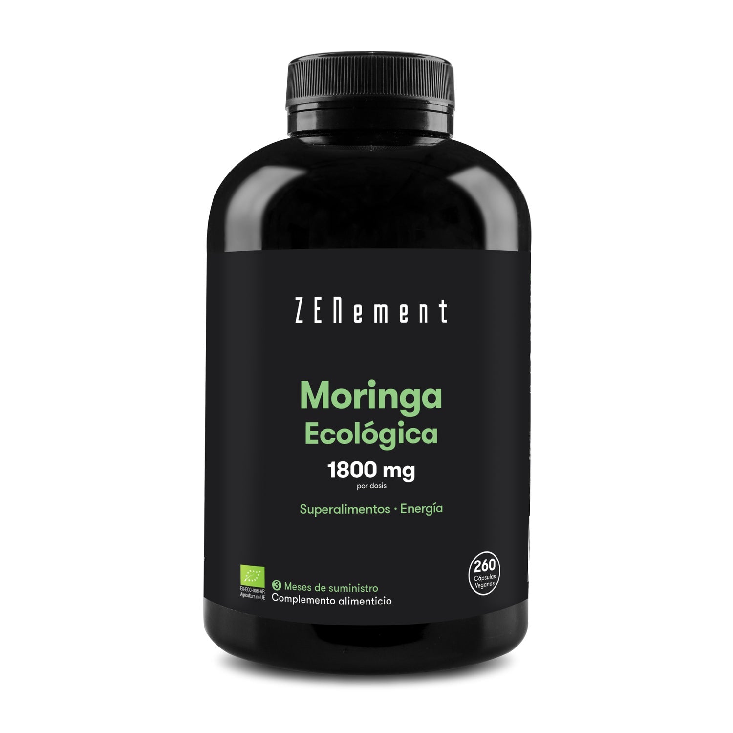 Zenement Moringa Ecológica 1800mg 260vcaps