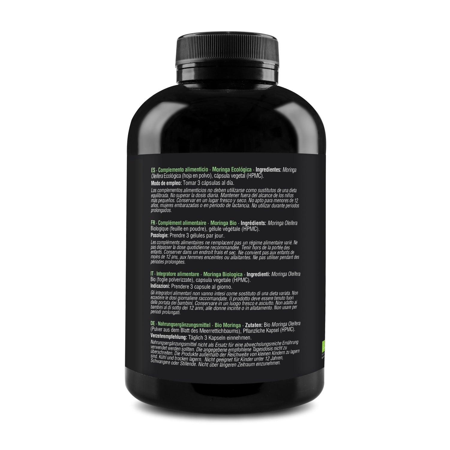 Zenement Moringa Ecológica 1800mg 260vcaps