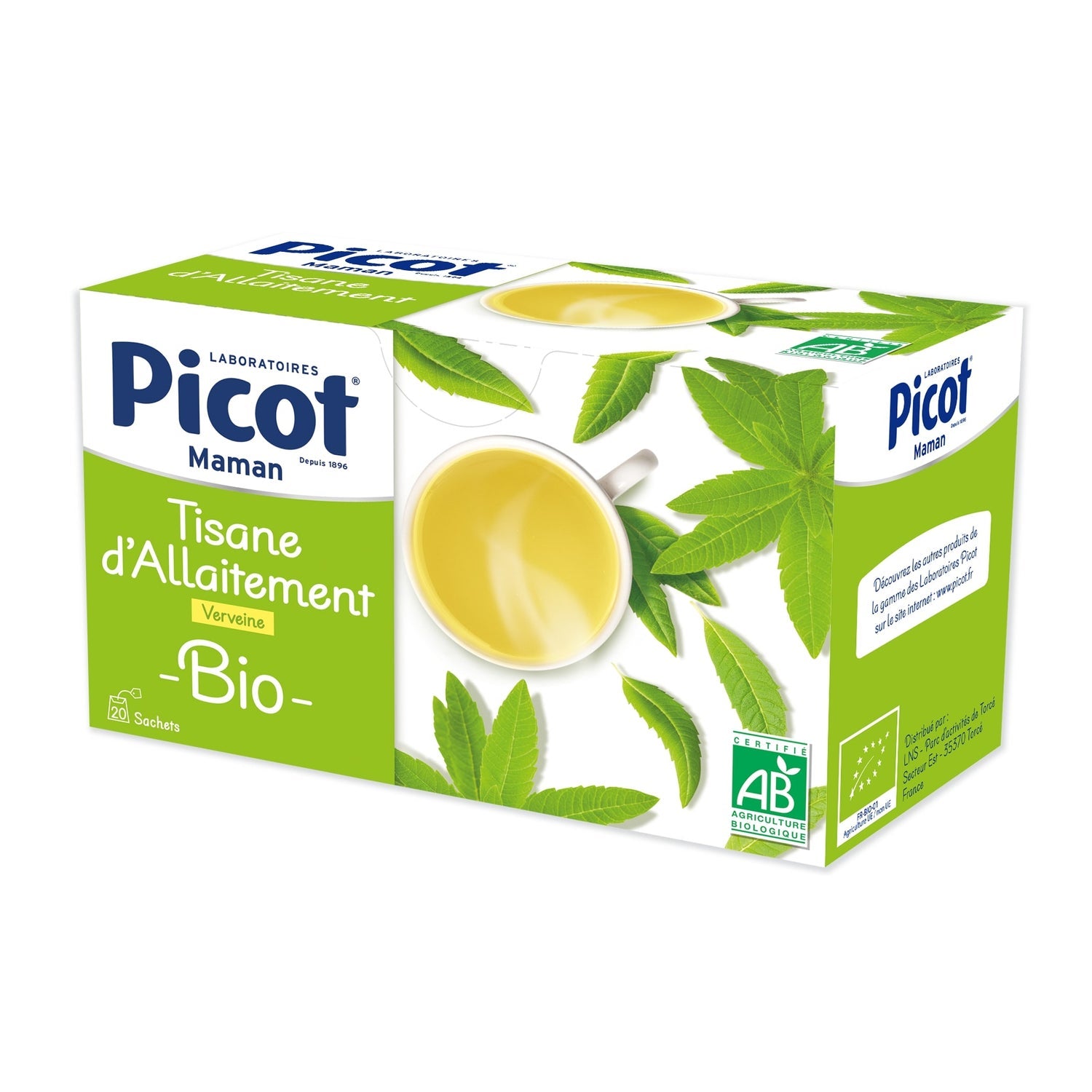 Picot Picot Mamá Picot Verbena Lactancia Té de hierbas 20 sobres