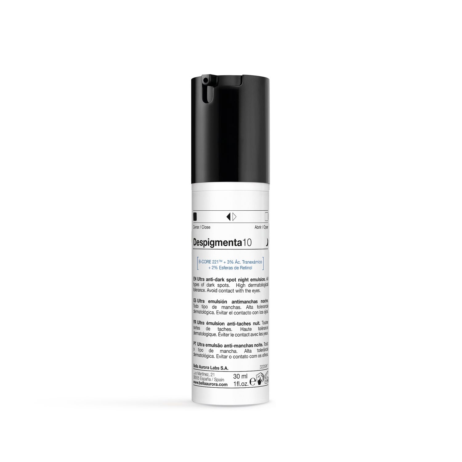 Bella Aurora Despigmenta10 Ultra Emulsión Antimanchas Retinol Noche 30 ml