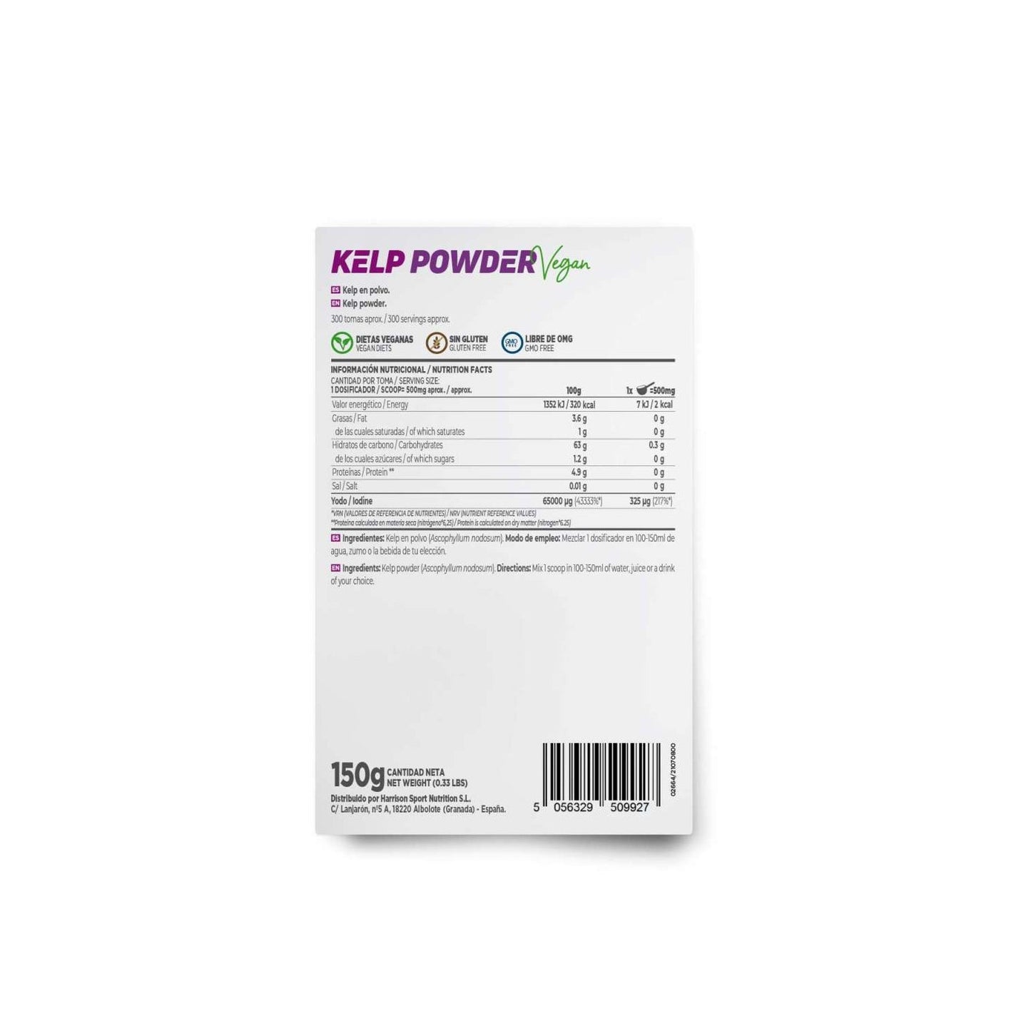 HSN Kelp en Polvo 150 g