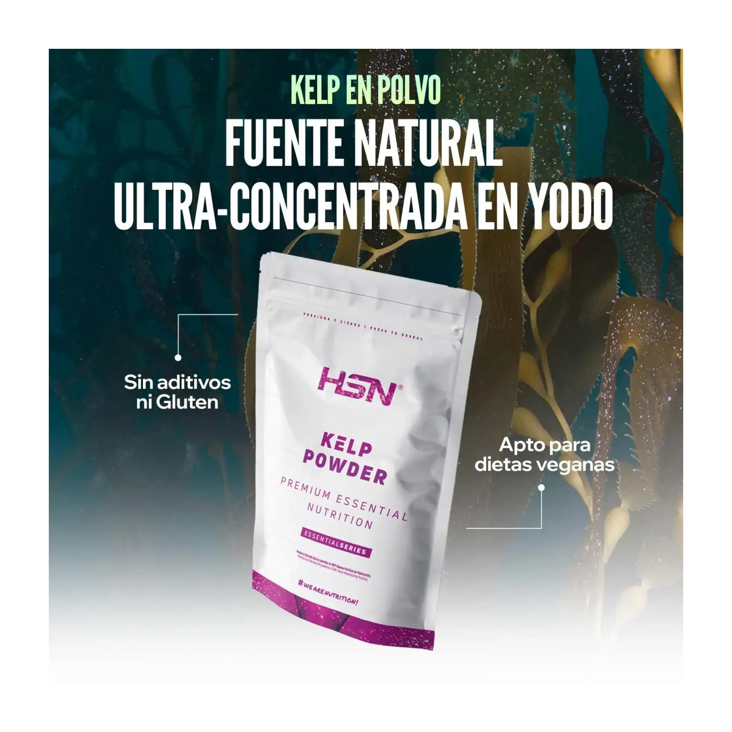 HSN Kelp en Polvo 150 g