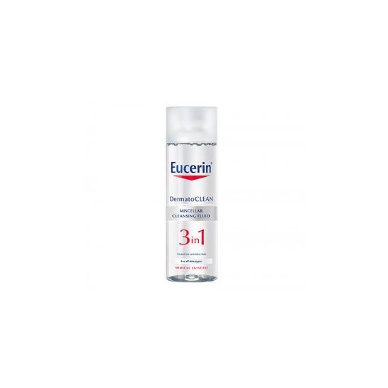 Eucerin® Dermatoclean 3 en 1 solución micelar limpiadora 200ml