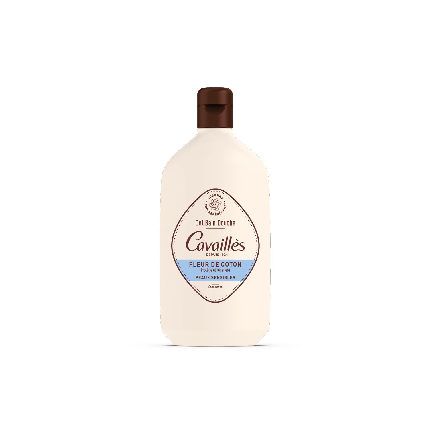 Roge Cavailles Gel de ducha y baño Extra Fat Flower Cotton 400 Ml