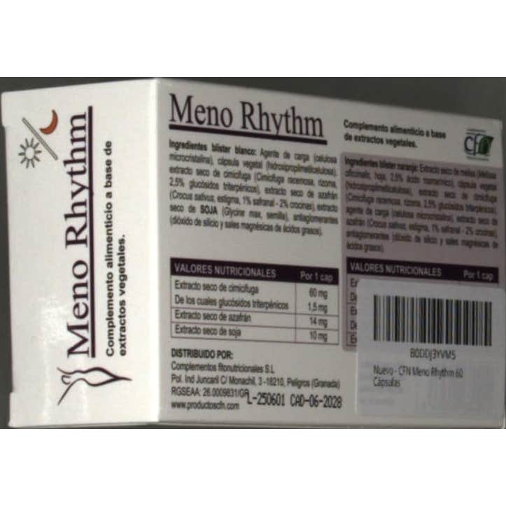 Cfn Meno Rhythm 60caps