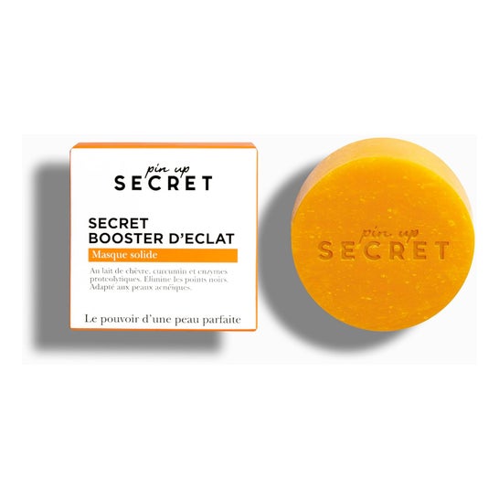 Pin Up Secret Booster Luminosidad Mascarilla Sólid Cúrcuma 30 gr