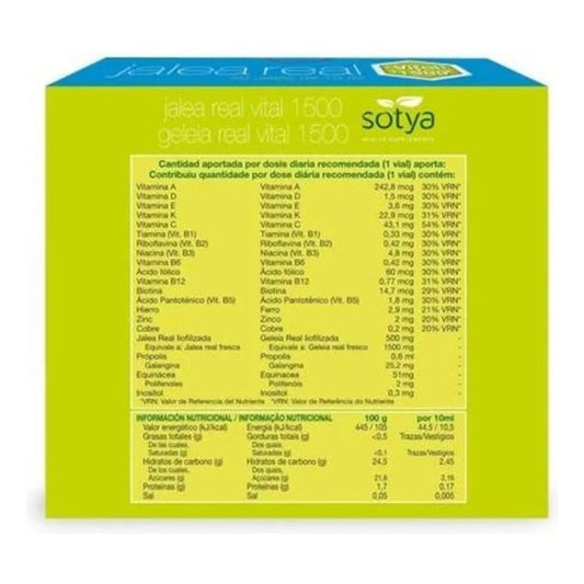 Sotya Jalea Real Vital 1500 20 Ampollas