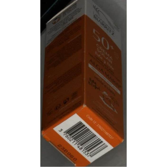 Laboratoires de Biarritz Crema Solar SPF50+ Alga Maris 100ml