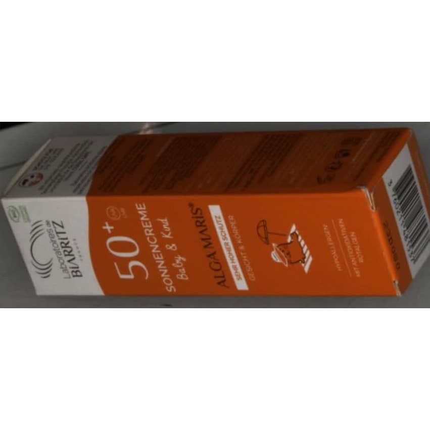 Laboratoires de Biarritz Crema Solar SPF50+ Alga Maris 100ml