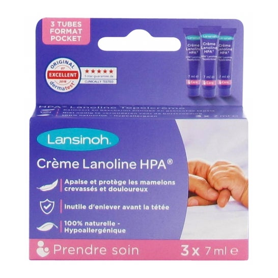 Lansinoh Crema Lanolina Hpa Pezones 3x7ml