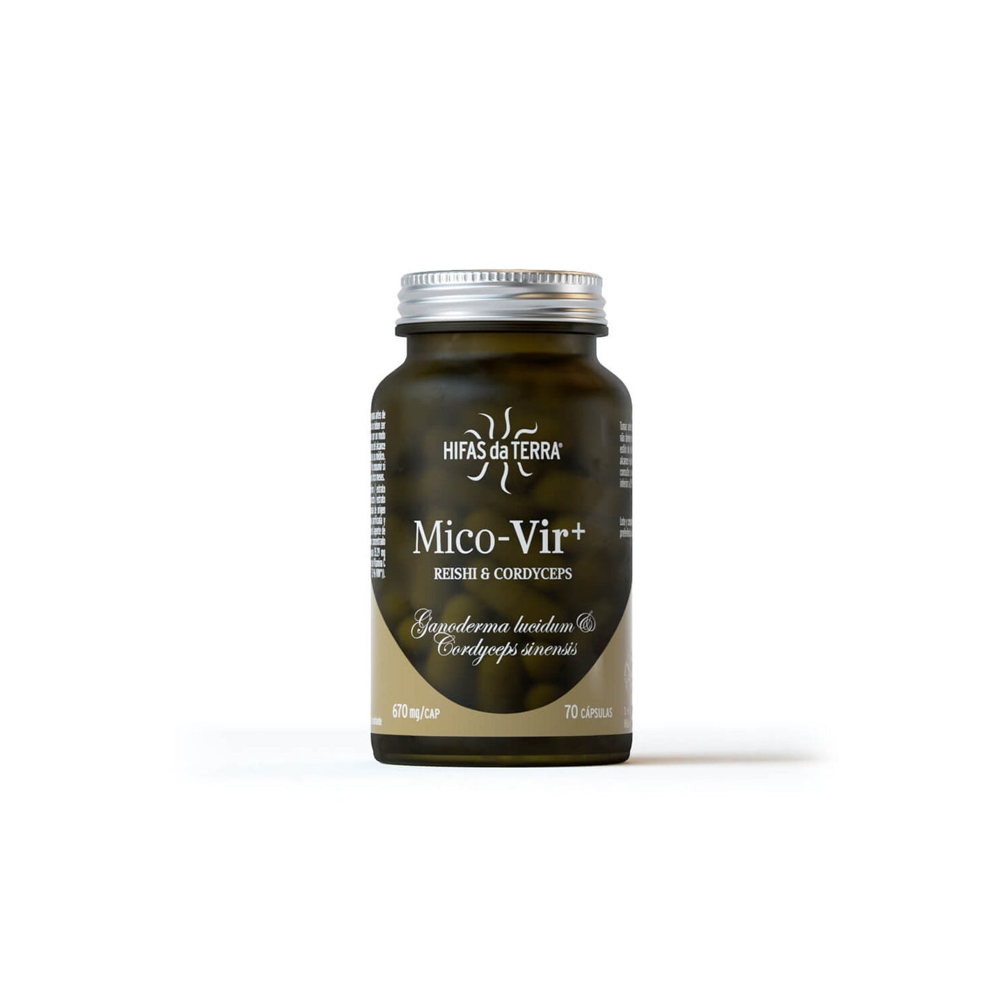 Hifas da Terra Mico Vir-Reishi y Cordyceps 70caps